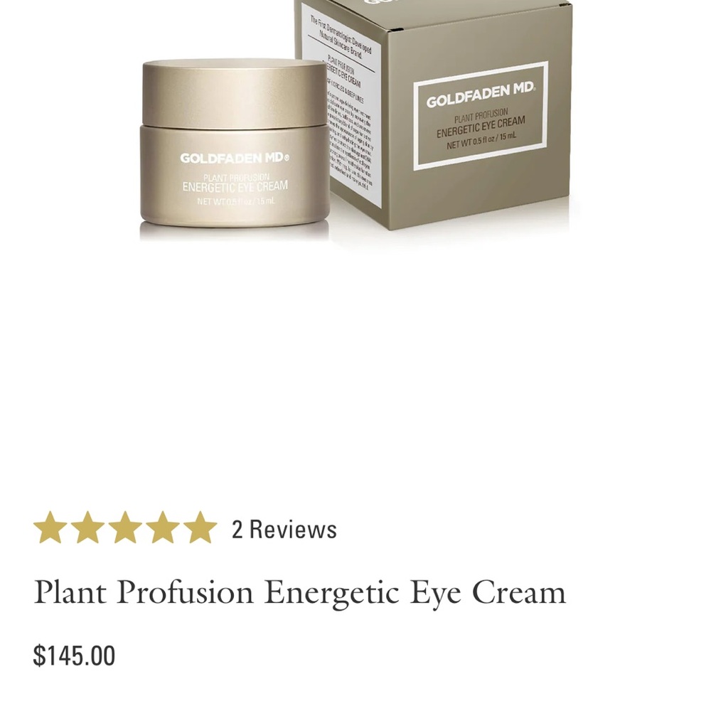 Luxurious Gold Eye Cream for Skincare